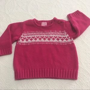 6-9mos (5/$20) Pink Pullover Sweater by Place